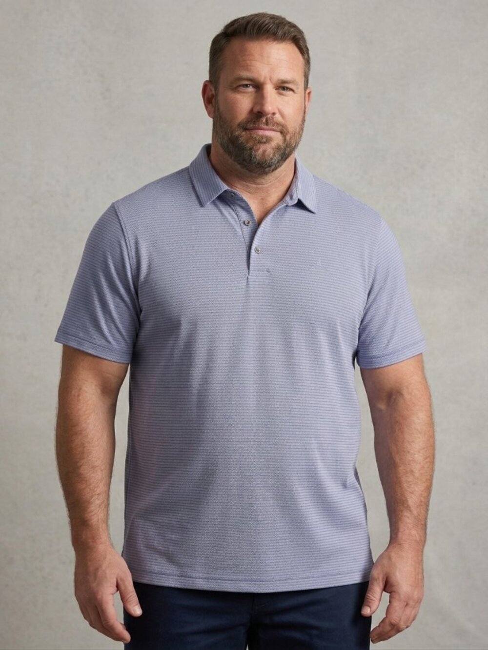 Tommy Bahama Blue Striped Polo Golf Shirt 3XL